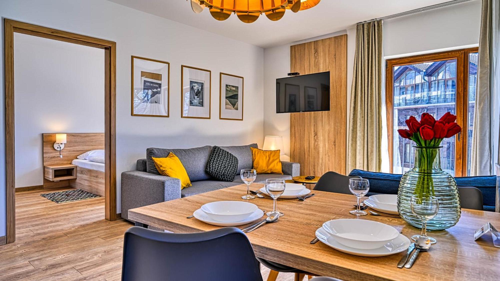 שצ'קלארסקה פוראובה Apartamenty Sun & Snow Resort Karkonosze מראה חיצוני תמונה